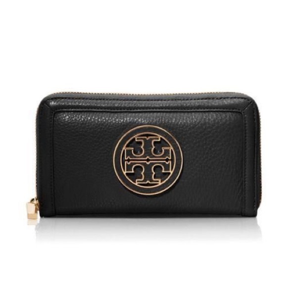 Tory Burch Handbags - Tory Burch Black Wallet with Gold Accents